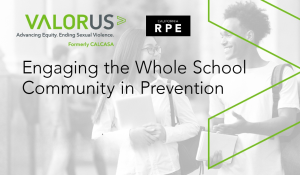 Engaging the Whole School Community in Prevention